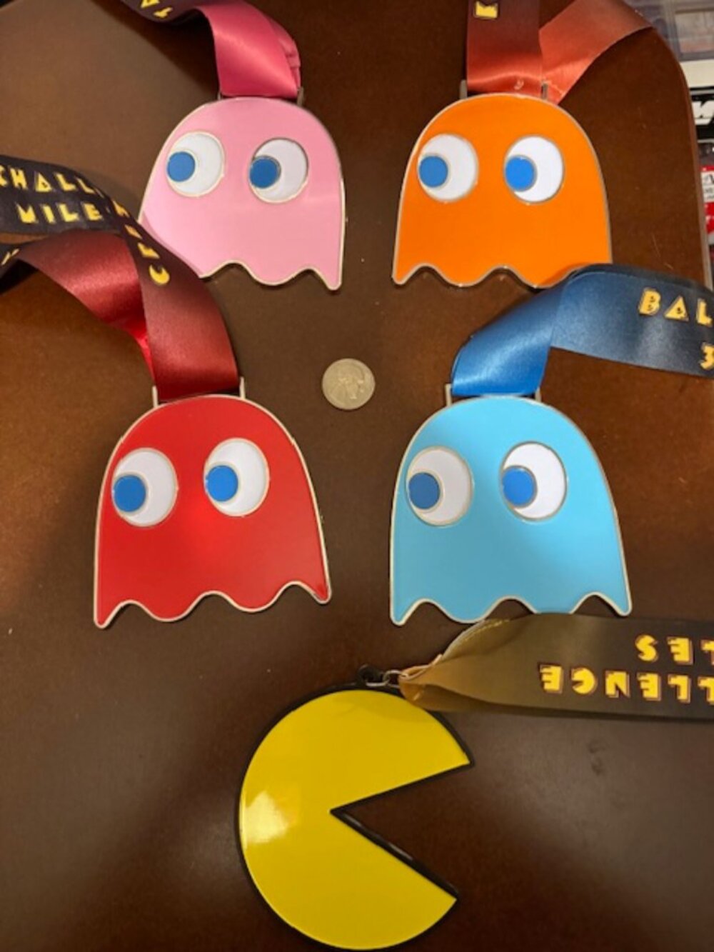 Yes.Fit PAC MAN Races Challenge Medal Set